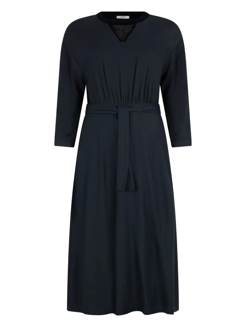 Платье миди с поясом Peserico, синий
Платье миди с поясом Peserico, синий