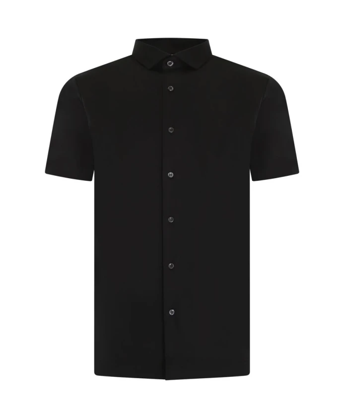 Черная рубашка из ткани интерлок «Супима» Valenza, черный
Черная рубашка из ткани интерлок «Супима» Valenza, черный