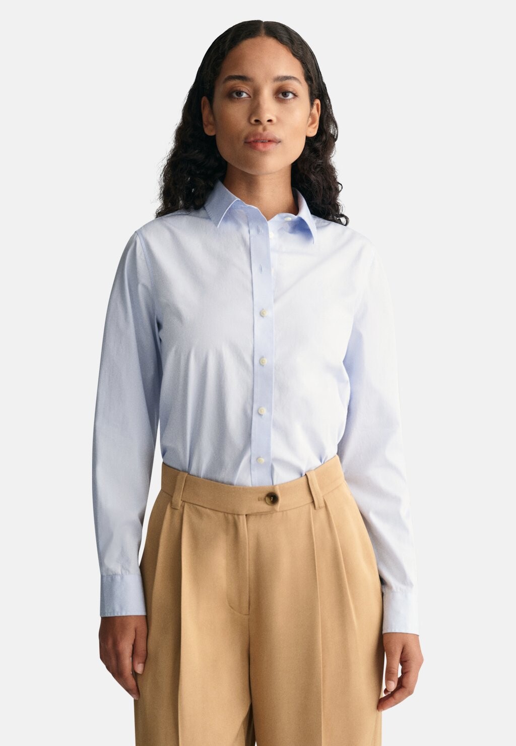 Блузка на пуговицах GANT, светло-голубой
Блузка на пуговицах GANT, светло-голубой