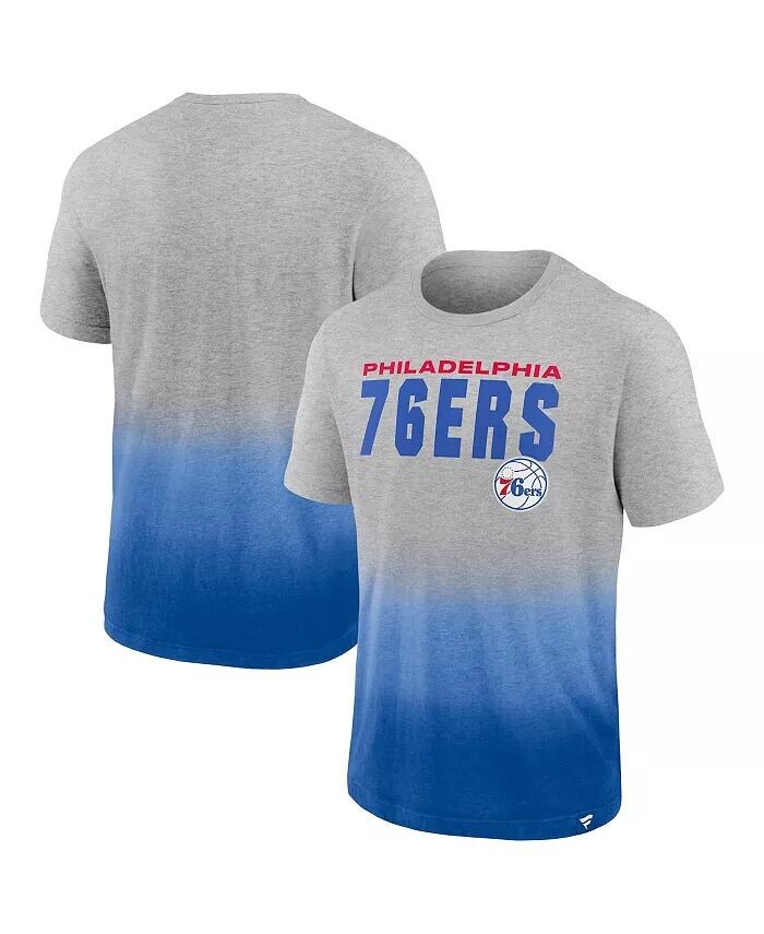 Мужская футболка цвета меланжевого цвета и цвета Royal Philadelphia 76ers Board Crasher Dip-Dye Fanatics
Мужская футболка цвета меланжевого цвета и цвета Royal Philadelphia 76ers Board Crasher Dip-Dye Fanatics