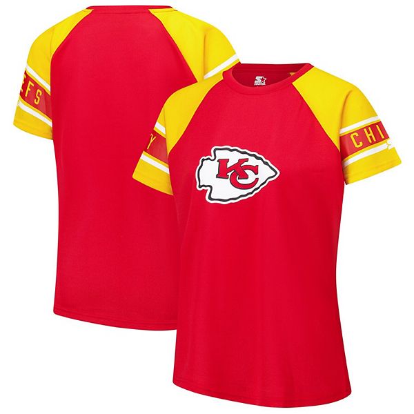 Женский красный свитшот Kansas City Chiefs 1st Rounder с цветными вставками Starter
Женский красный свитшот Kansas City Chiefs 1st Rounder с цветными вставками Starter