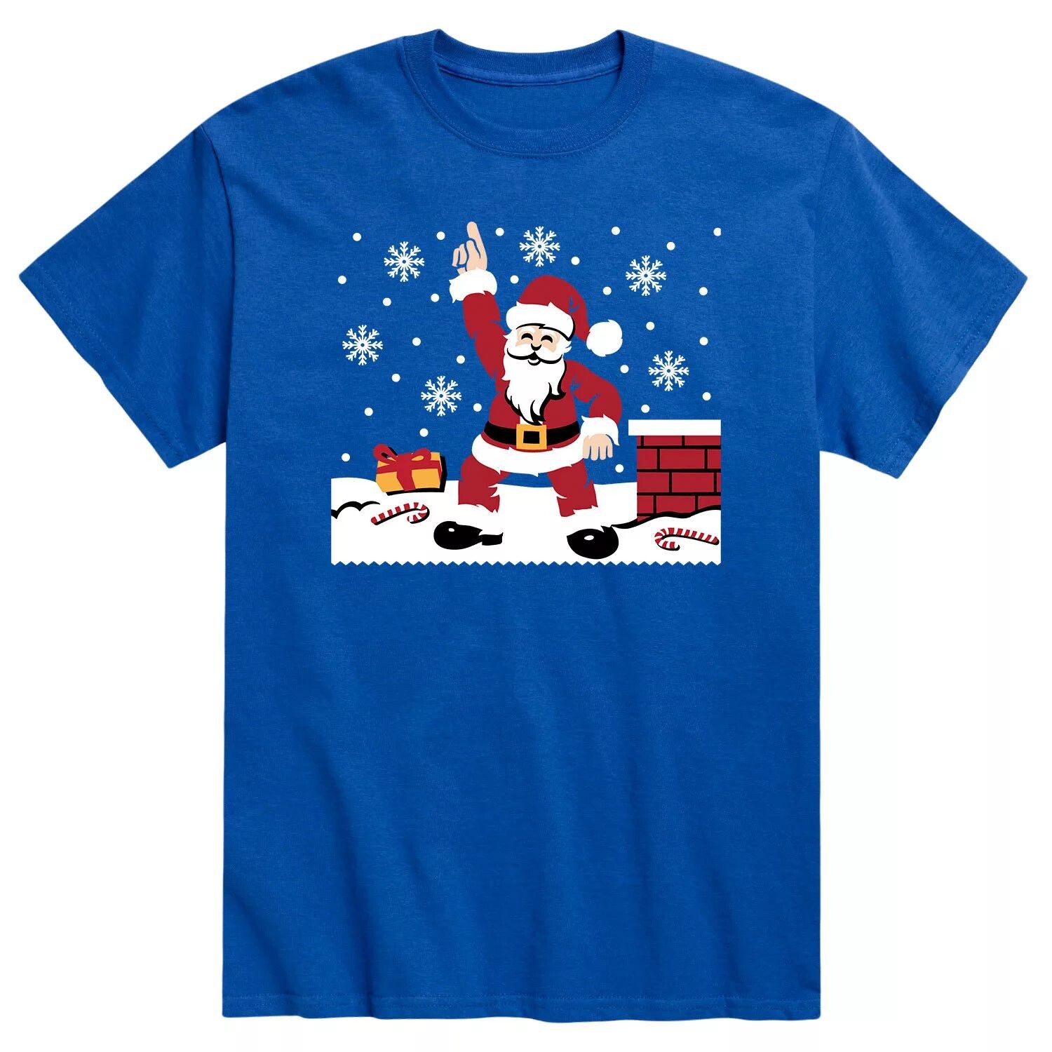 Мужская футболка Dancing Santa с рисунком Санта-Клауса Licensed Character
Мужская футболка Dancing Santa с рисунком Санта-Клауса Licensed Character