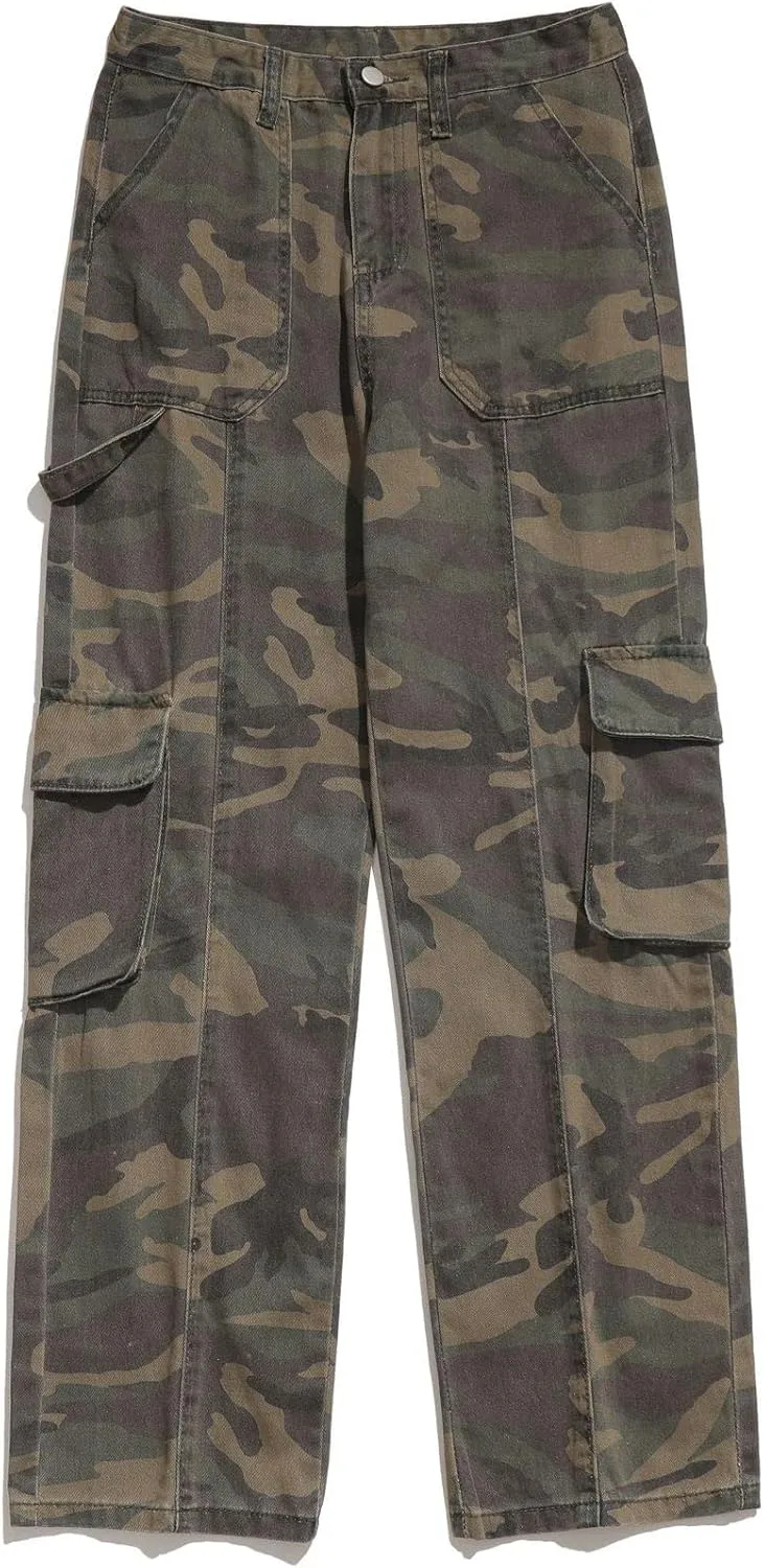 Женские джинсы Vintage Casual Camouflage Wide Leg Legou
Женские джинсы Vintage Casual Camouflage Wide Leg Legou