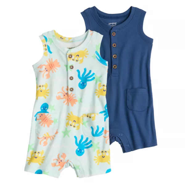 Детский комбинезон-майка для мальчиков 2 шт Jumping Beans, цвет blue sea animals
Детский комбинезон-майка для мальчиков 2 шт Jumping Beans, цвет blue sea animals