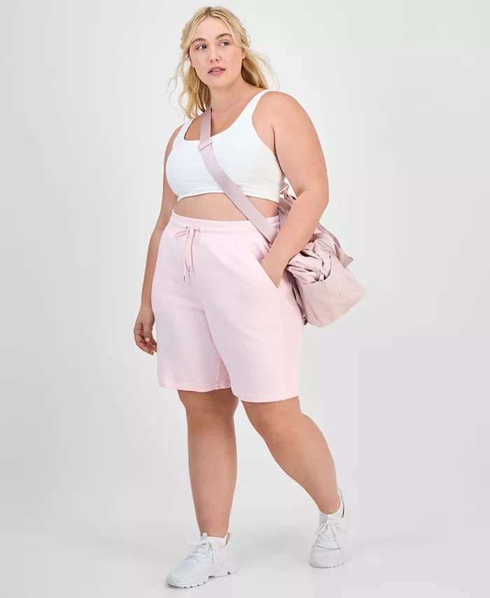 Шорты-бермуды больших размеров из хлопковой смеси ID Ideology, розовый
Шорты-бермуды больших размеров из хлопковой смеси ID Ideology, розовый