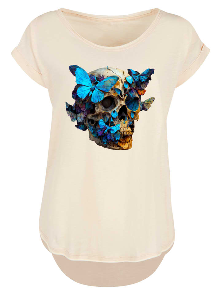 F4NT4STIC Удлиненная футболка с принтом бабочки и черепа, цвет белый песок
F4NT4STIC Удлиненная футболка с принтом бабочки и черепа, цвет белый песок