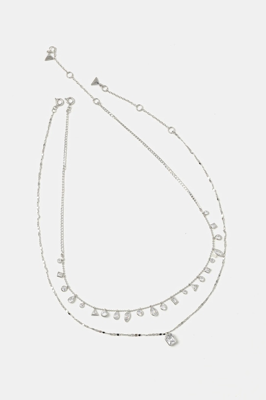 Ожерелье из 2 штук Aldo, серебряный
Ожерелье из 2 штук Aldo, серебряный