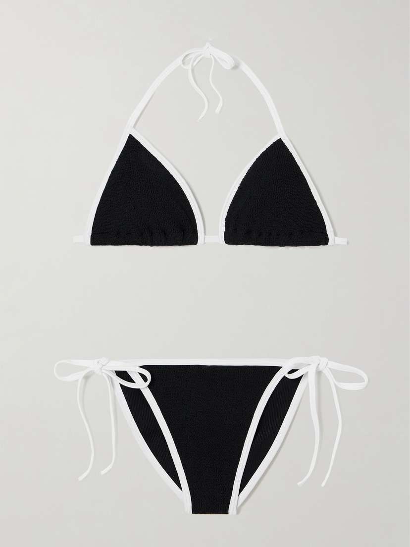 Джина сирсакер бикини Hunza G, черный
Джина сирсакер бикини Hunza G, черный