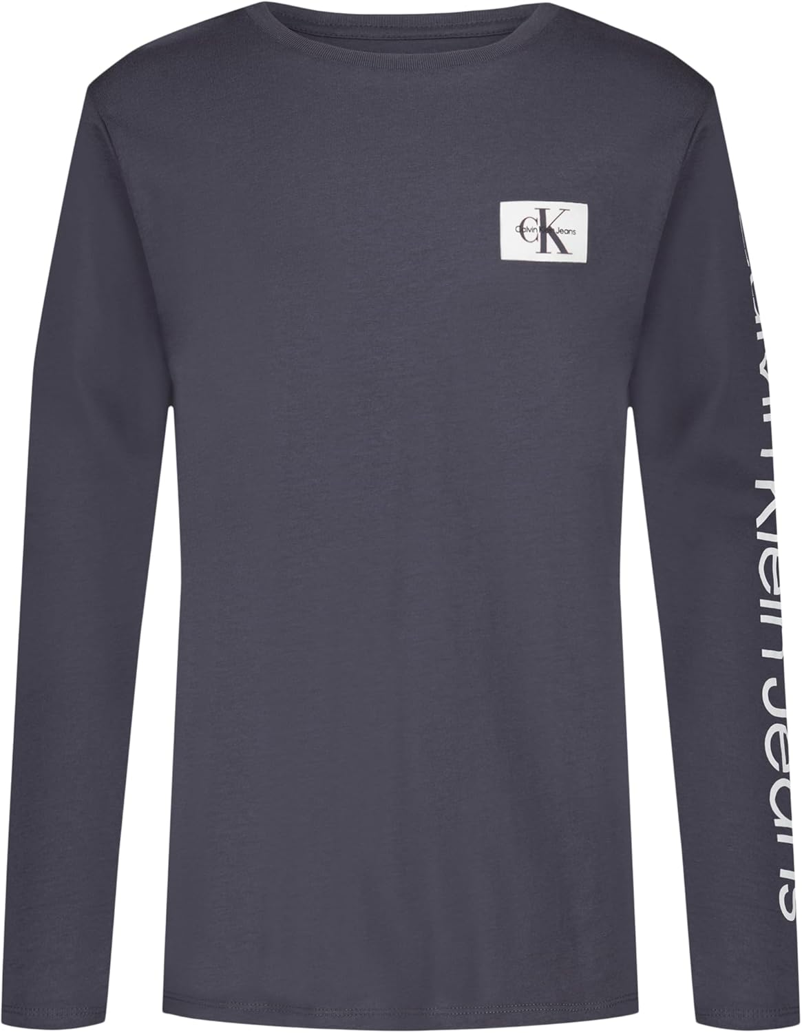 Футболка Calvin Klein Boys с длинным рукавом и круглым вырезом, мягкая, удобная, свободного кроя, Clean Sleeve Hemisphere
Футболка Calvin Klein Boys с длинным рукавом и круглым вырезом, мягкая, удобная, свободного кроя, Clean Sleeve Hemisphere