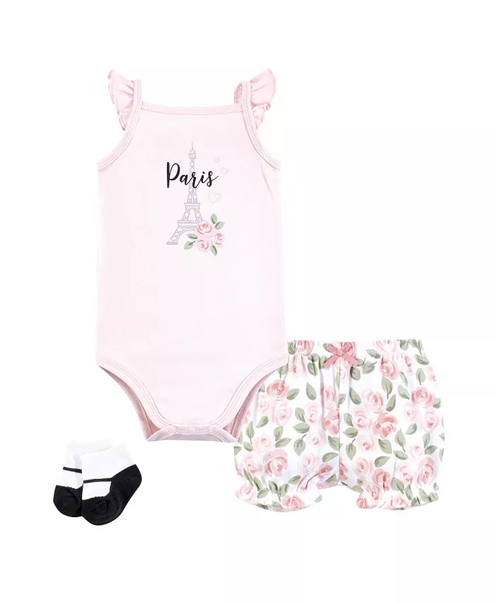 Боди, шорты и носочки для девочки Hudson, солнцезащитные очки Hello Sunshine Hudson Baby, розовый
Боди, шорты и носочки для девочки Hudson, солнцезащитные очки Hello Sunshine Hudson Baby, розовый