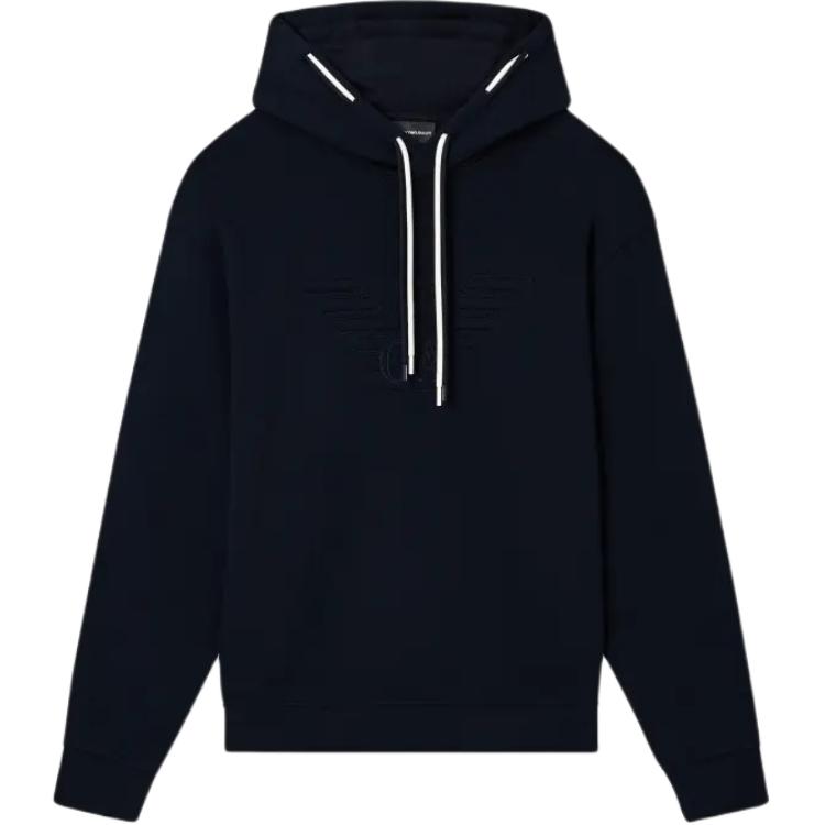 Французский свитшот из велюра с круглым вырезом EMPORIO ARMANI, marine синий
Французский свитшот из велюра с круглым вырезом EMPORIO ARMANI, marine синий