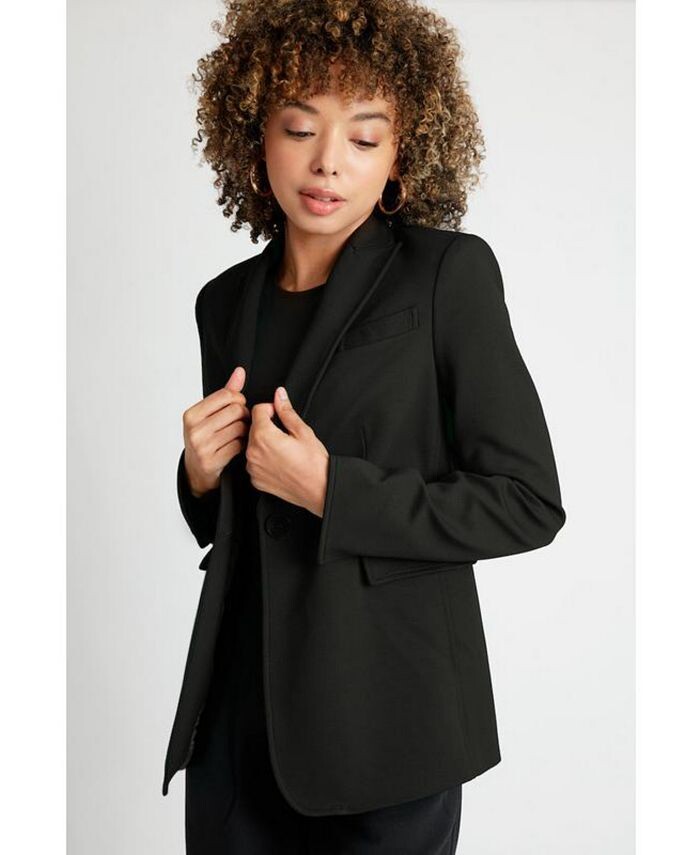 Женский блейзер на одной пуговице Lorraine Caldwell Collection, черный
Женский блейзер на одной пуговице Lorraine Caldwell Collection, черный