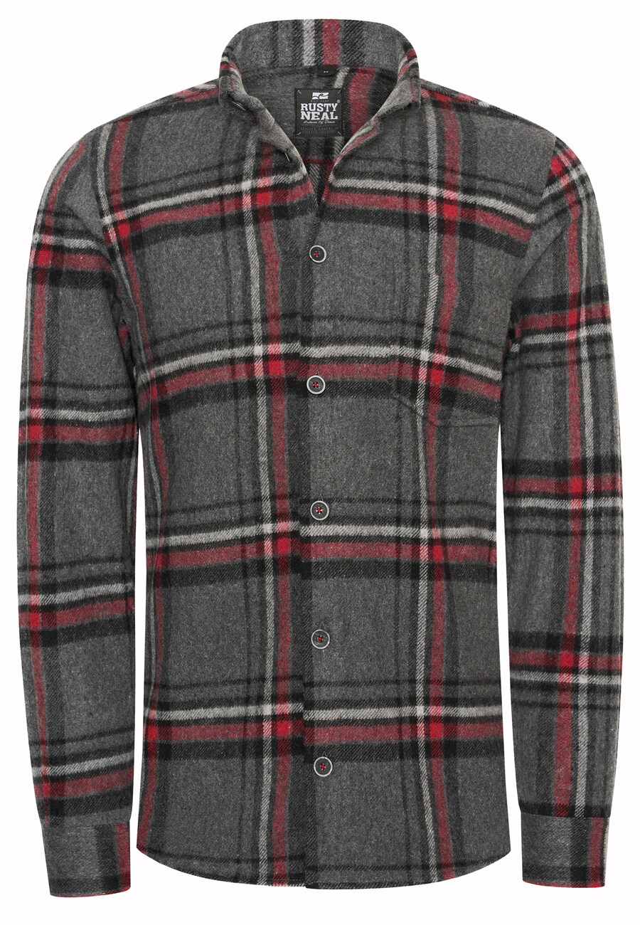 Приталенная рубашка на пуговицах Rusty Neal, серый
Приталенная рубашка на пуговицах Rusty Neal, серый