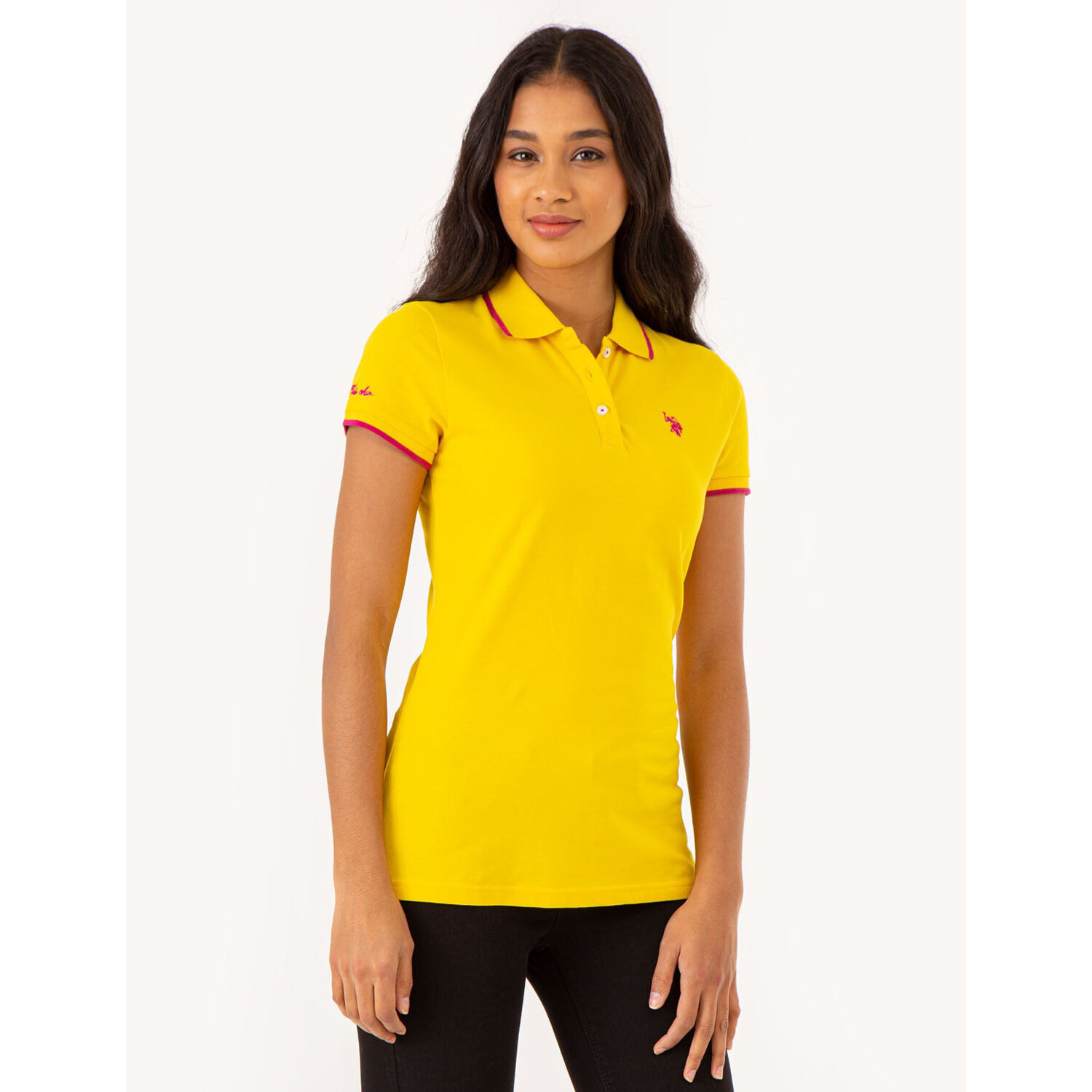 Футболка-поло U.S. Polo Assn. Tipped Solid, желтый 
Футболка-поло U.S. Polo Assn. Tipped Solid, желтый
