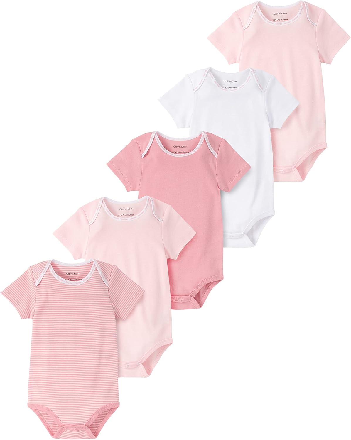 Набор из 5 боди Calvin Klein Organic Baby Essentials, Rosewater / Country Rose / Bright White
Набор из 5 боди Calvin Klein Organic Baby Essentials, Rosewater / Country Rose / Bright White