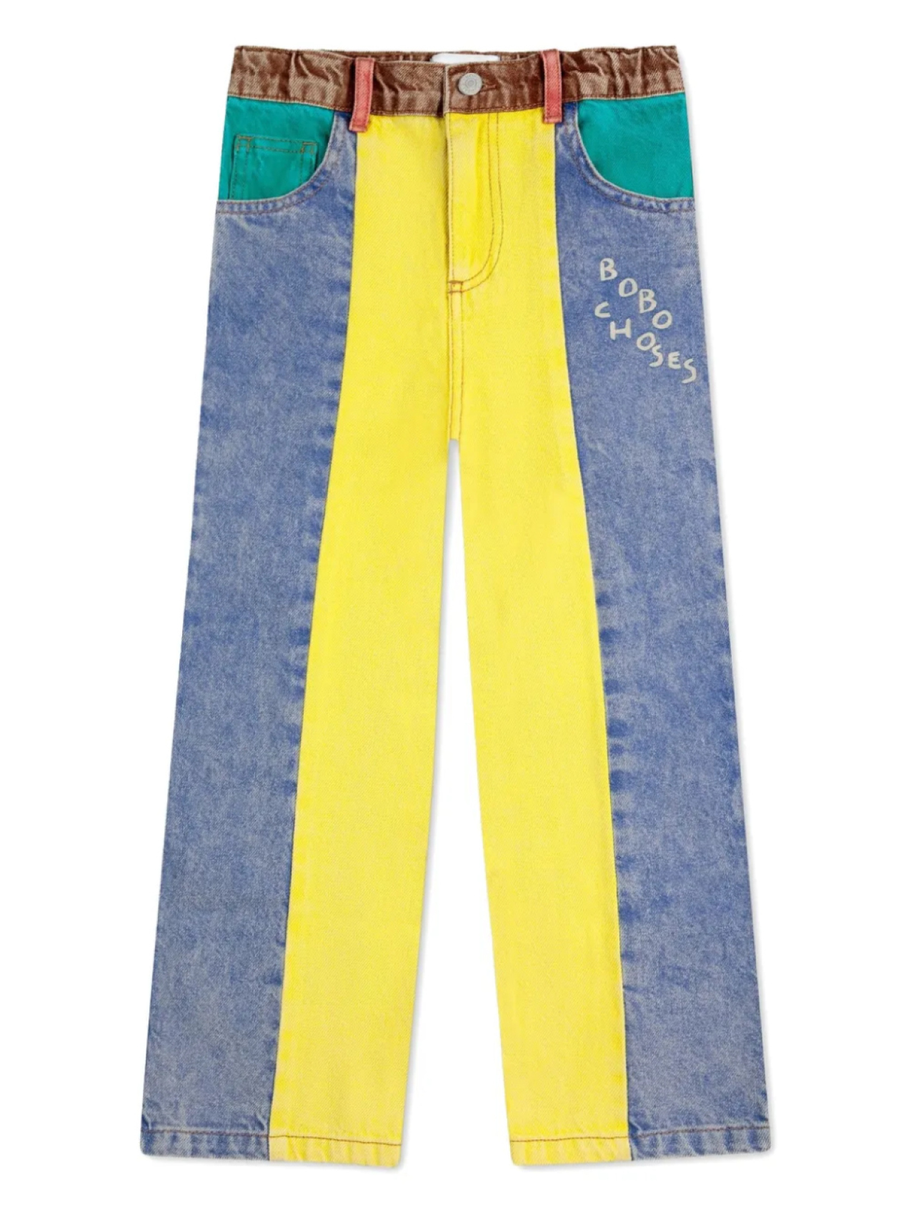 Джинсы Bobo Choses с цветными блоками, синий
Джинсы Bobo Choses с цветными блоками, синий