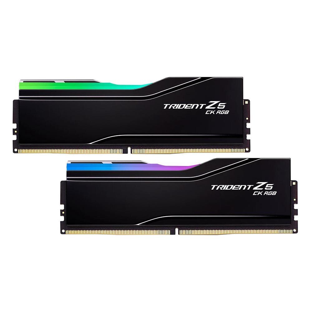 Оперативная память G.SKILL Trident Z5 CK RGB 48 Гб (2 x 24 Гб), DDR5, 9000 МГц, F5-9000C4256H24GX2-TZ5CRK, черный
Оперативная память G.SKILL Trident Z5 CK RGB 48 Гб (2 x 24 Гб), DDR5, 9000 МГц, F5-9000C4256H24GX2-TZ5CRK, черный