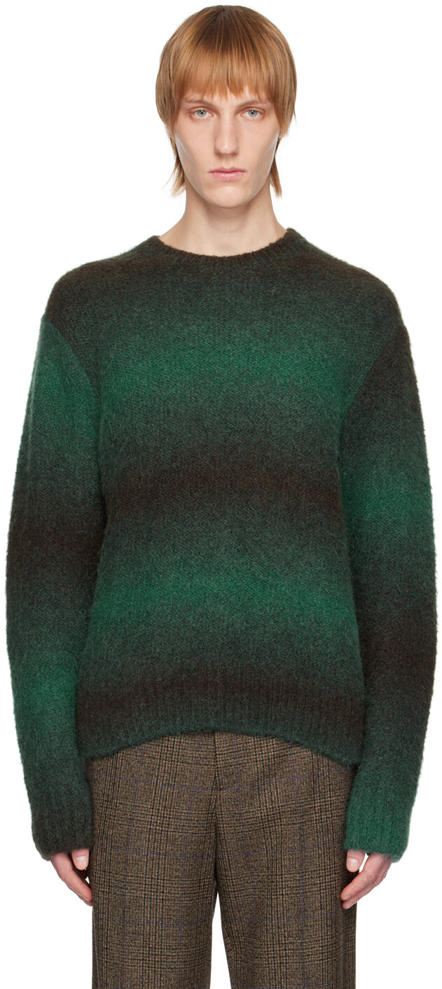 Зеленый полосатый свитер Wooyoungmi
Зеленый полосатый свитер Wooyoungmi