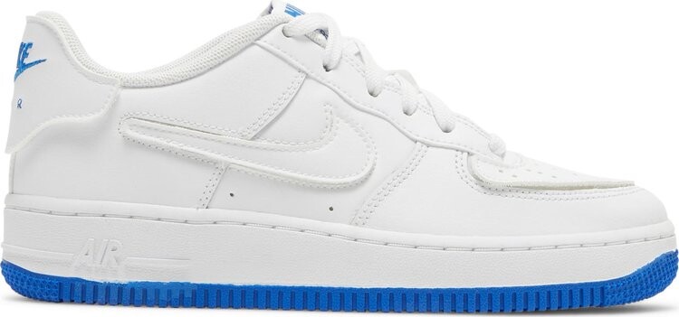 Кроссовки Nike Air Force 1/1 GS 'White Royal Blue', белый
Кроссовки Nike Air Force 1/1 GS 'White Royal Blue', белый