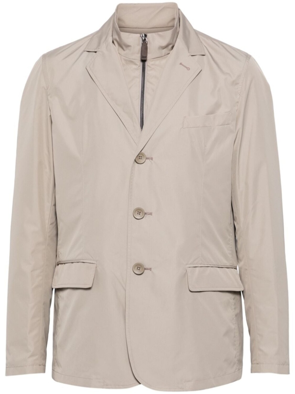 Herno многослойный однобортный пиджак Byron, серый
Herno многослойный однобортный пиджак Byron, серый