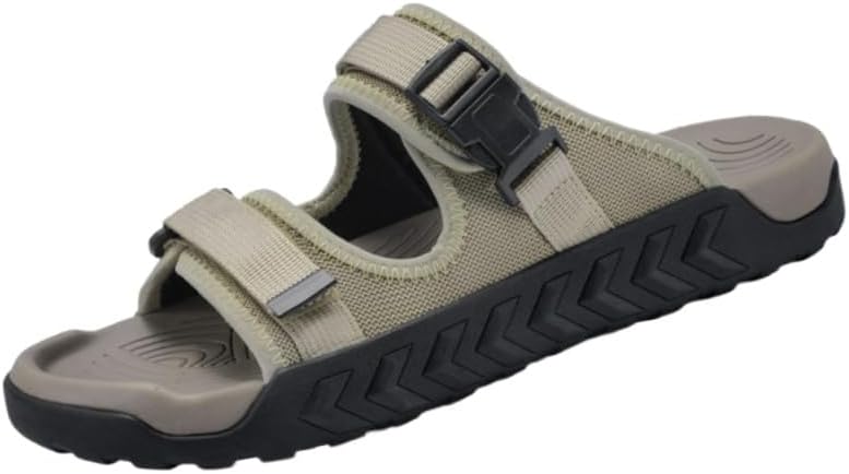 Мужские тапочки большого размера - легкие и удобные, с легким запрокидыванием и дышащие, подходят для использования дома и на улице Fusecottc, хаки
Мужские тапочки большого размера - легкие и удобные, с легким запрокидыванием и дышащие, подходят для использования дома и на улице Fusecottc, хаки