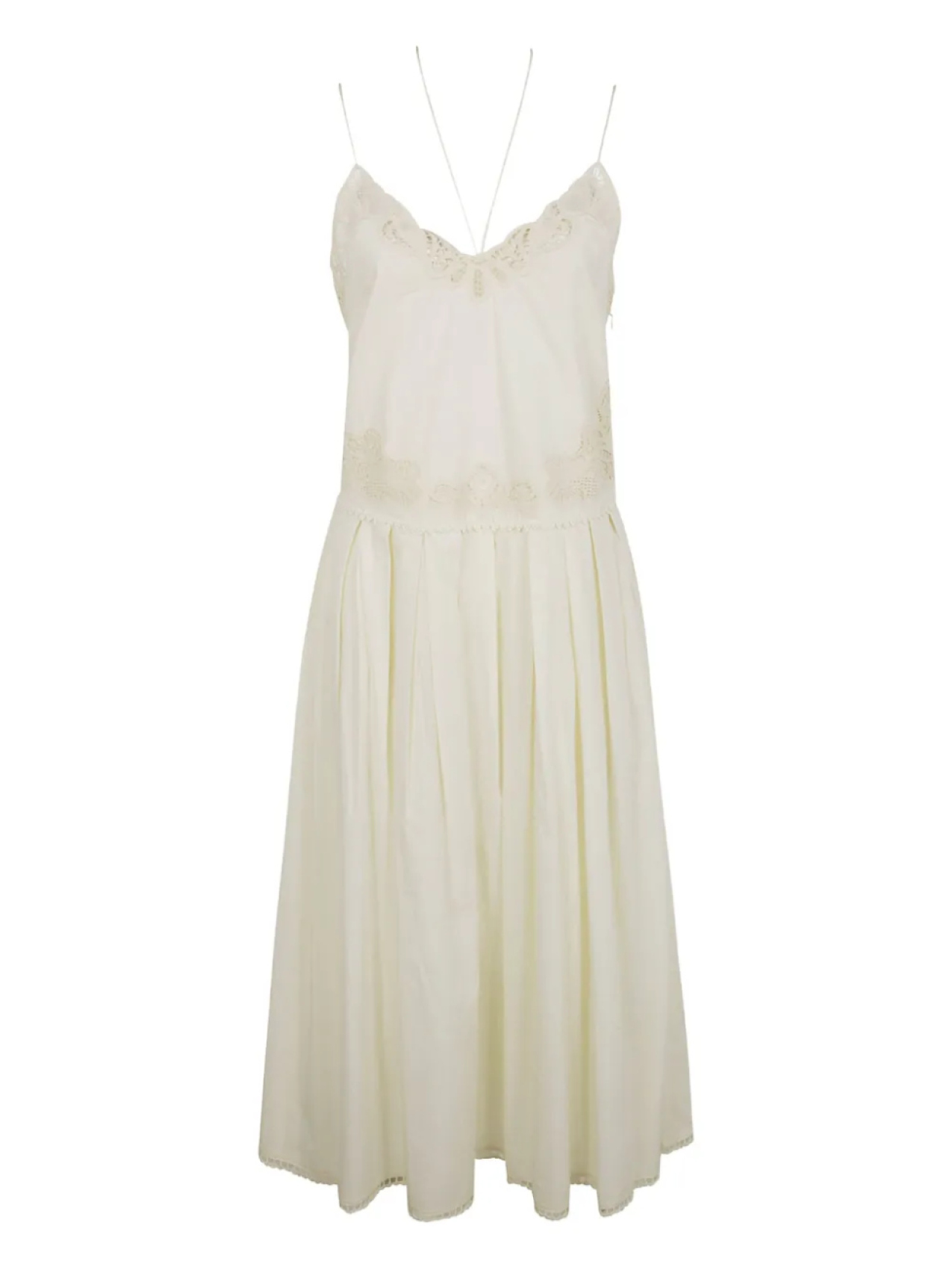 Платье с вышитыми деталями TWINSET, белый
Платье с вышитыми деталями TWINSET, белый