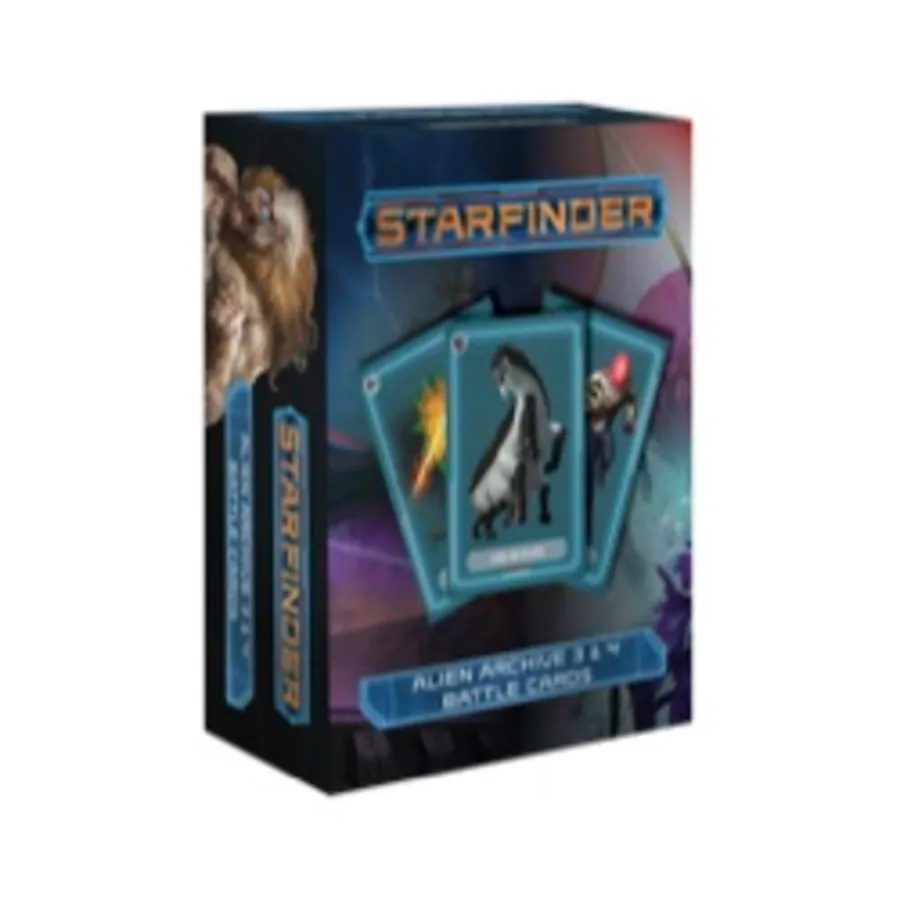 Бокс-сет Alien Archive 3 & 4 Battle Cards, Starfinder Role Playing Game - Core & Assorted
Бокс-сет Alien Archive 3 & 4 Battle Cards, Starfinder Role Playing Game - Core & Assorted