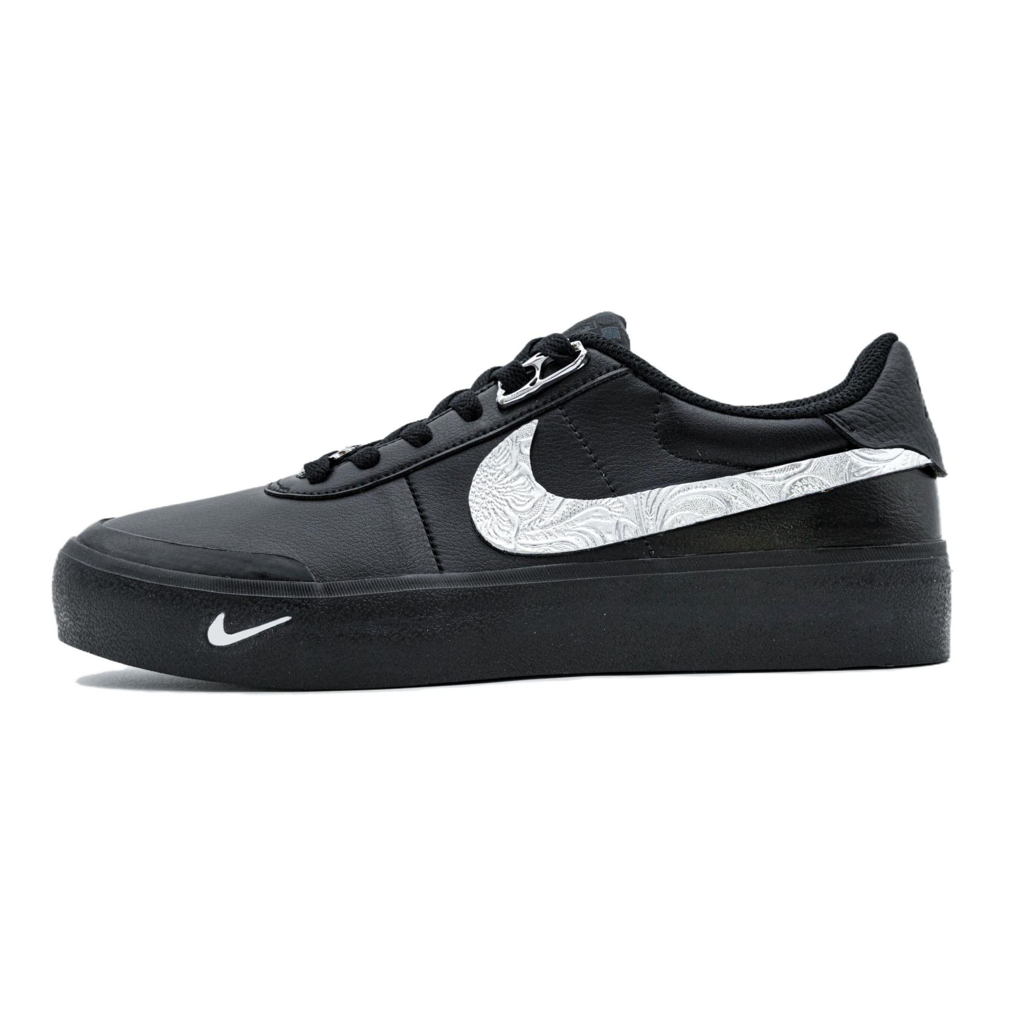 Мужские низкие скейтбордские кроссовки Court Shot Silver Edge Abrasion Resistant Nike, черный
Мужские низкие скейтбордские кроссовки Court Shot Silver Edge Abrasion Resistant Nike, черный