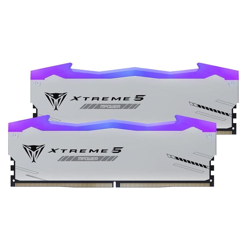Оперативная память Patriot Viper Xtreme 5 MPower RGB 48 Гб (2 х 24 Гб), DDR5, 6400 МГц, PVXR548G64C32KM, серебристый
Оперативная память Patriot Viper Xtreme 5 MPower RGB 48 Гб (2 х 24 Гб), DDR5, 6400 МГц, PVXR548G64C32KM, серебристый