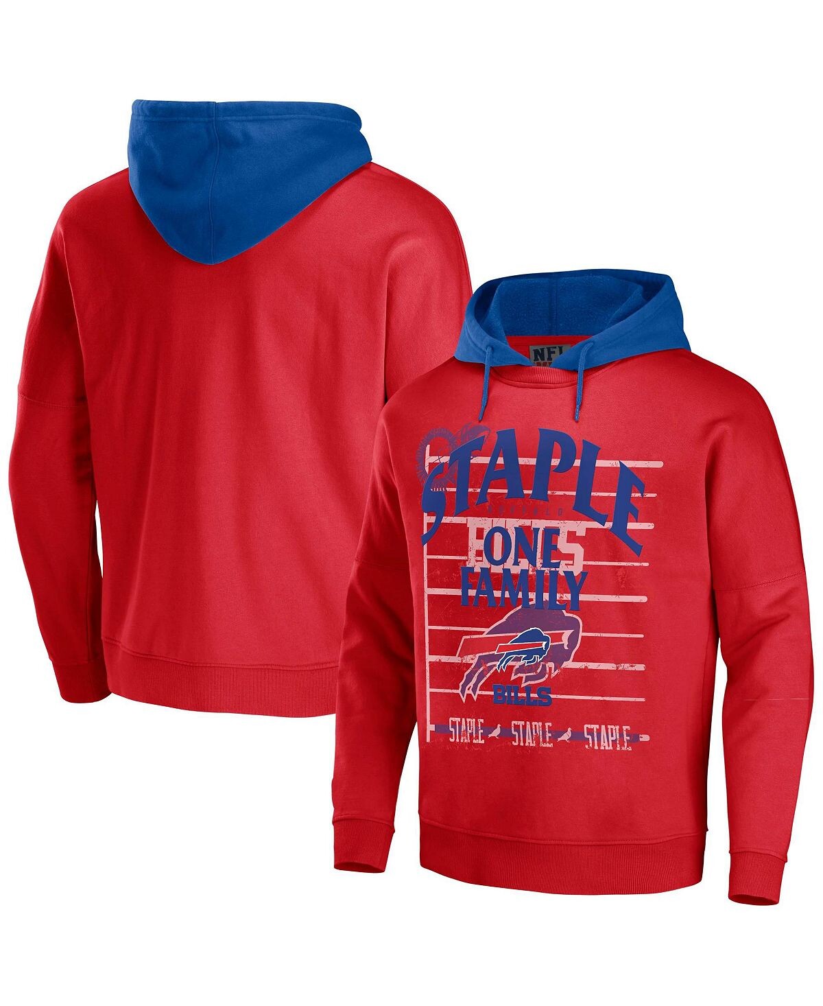 Мужская nfl x staple red buffalo bills oversized gridiron vintage-like wash pullover hoodie NFL Properties, красный
Мужская nfl x staple red buffalo bills oversized gridiron vintage-like wash pullover hoodie NFL Properties, красный