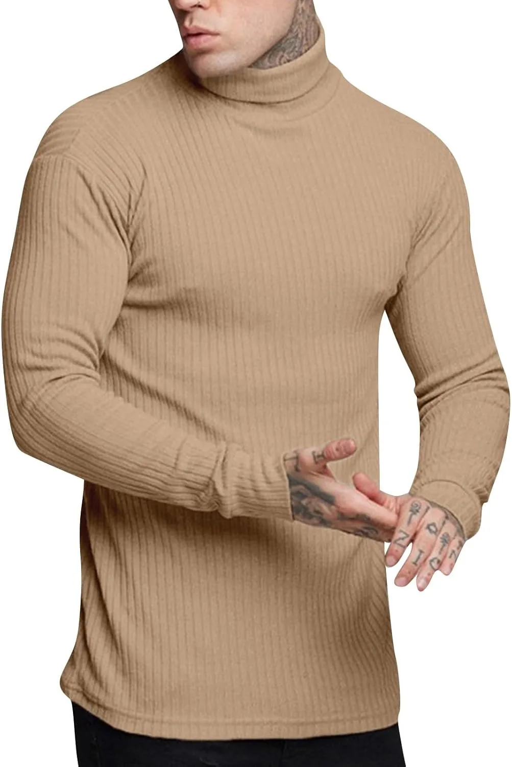 Мужская футболка RTRDE с длинным рукавом, базовый воротник-стойка, Slim Fit
Мужская футболка RTRDE с длинным рукавом, базовый воротник-стойка, Slim Fit