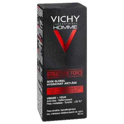 Vichy Homme Structure Force крем для лица против морщин, 50 мл
Vichy Homme Structure Force крем для лица против морщин, 50 мл