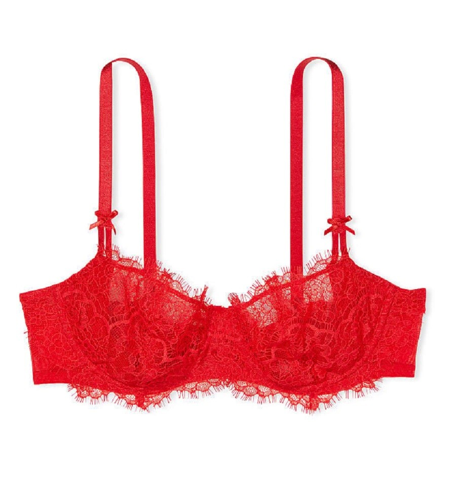 Бюстгальтер Victoria's Secret Dream Angels Wicked Unlined Lace Balconette, красный
Бюстгальтер Victoria's Secret Dream Angels Wicked Unlined Lace Balconette, красный