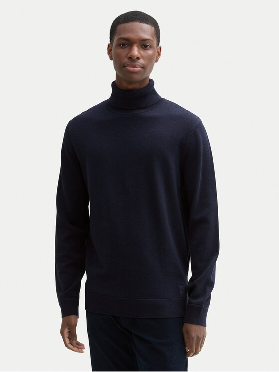 Свитер с высоким воротником обычного кроя Tom Tailor, синий
Свитер с высоким воротником обычного кроя Tom Tailor, синий