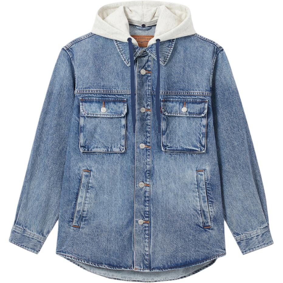 Джинсовая куртка мужская, вымытая, синий Levis
Джинсовая куртка мужская, вымытая, синий Levis