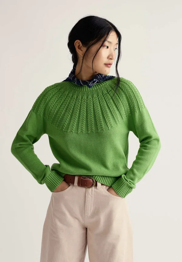 Каменный чат-джемпер Seasalt Cornwall, Green Clover Leaf
Каменный чат-джемпер Seasalt Cornwall, Green Clover Leaf