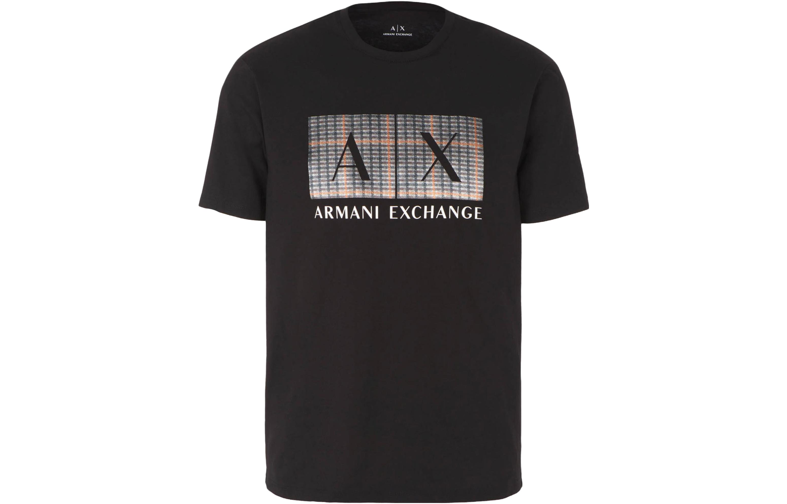 Футболка мужская черная ARMANI EXCHANGE 
Футболка мужская черная ARMANI EXCHANGE