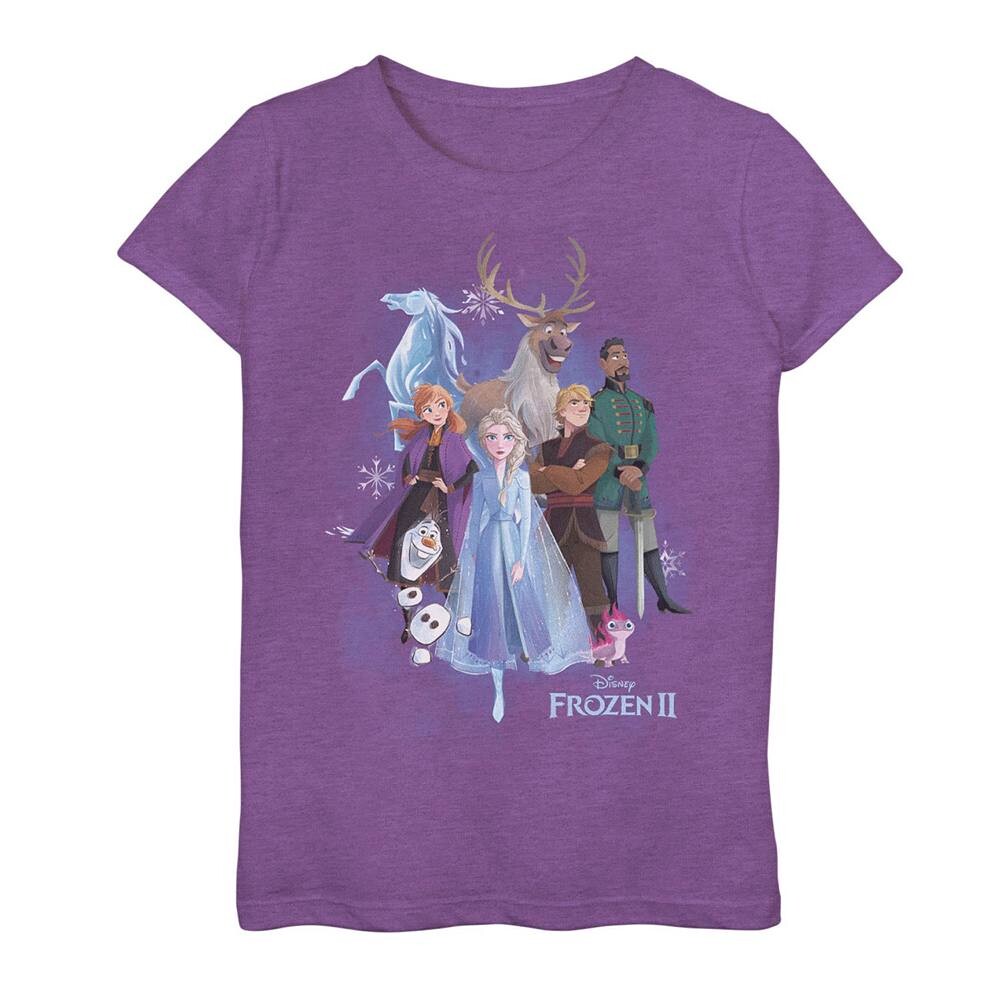 Футболка с изображением Disney's Frozen 2 для девочек 7–16 лет, групповой снимок, идущих в лес, цвет Purple Heather
Футболка с изображением Disney's Frozen 2 для девочек 7–16 лет, групповой снимок, идущих в лес, цвет Purple Heather