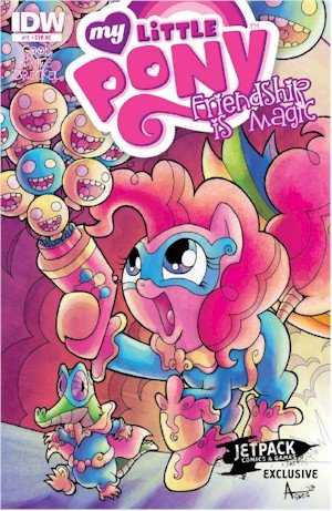 My Little Pony Friendship Is Magic 11 Jetpack Exclusive Variant (IDW Publishing)
My Little Pony Friendship Is Magic 11 Jetpack Exclusive Variant (IDW Publishing)