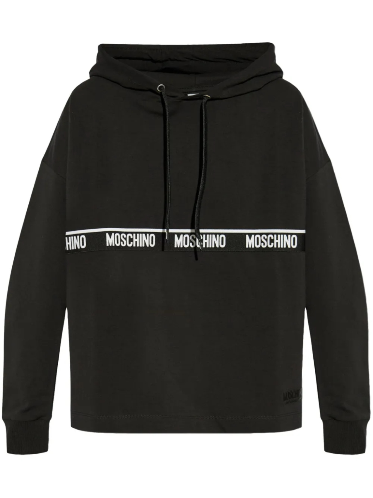 Толстовка с капюшоном и вышитым логотипом Moschino, черный
Толстовка с капюшоном и вышитым логотипом Moschino, черный