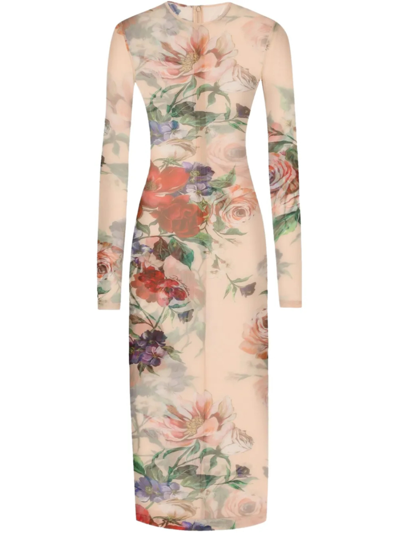 Платье-миди с цветочным принтом Dolce & Gabbana, нейтральный
Платье-миди с цветочным принтом Dolce & Gabbana, нейтральный