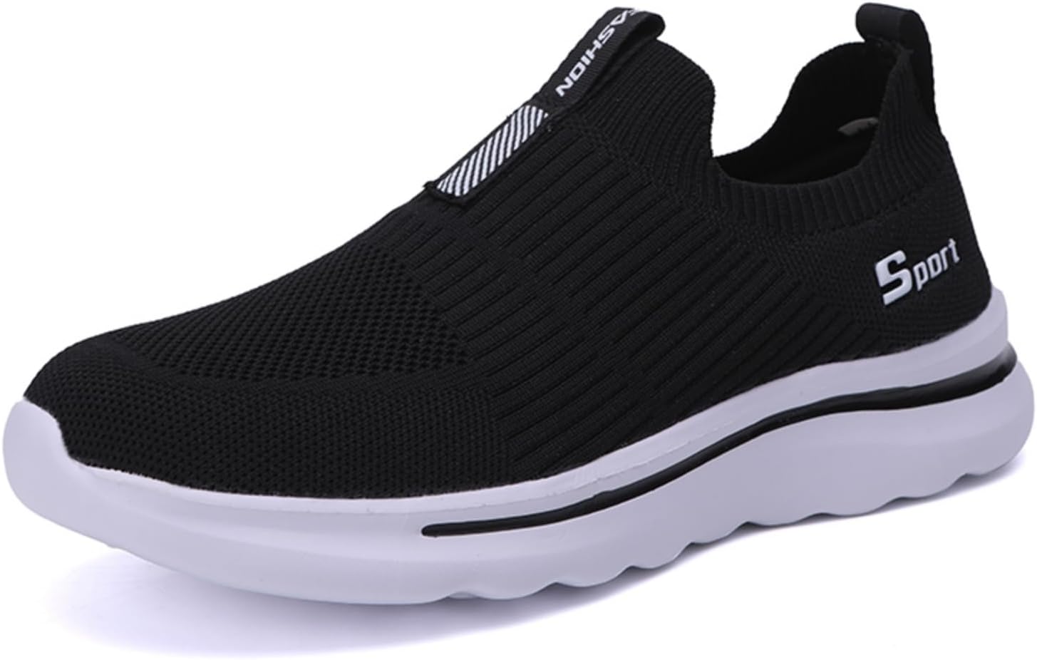 Мужские кроссовки Aokisx черного цвета с сеткой, без шнурков, дышащие повседневные кроссовки с полосатыми деталями, легкие и удобные для ежедневной носки
Мужские кроссовки Aokisx черного цвета с сеткой, без шнурков, дышащие повседневные кроссовки с полосатыми деталями, легкие и удобные для ежедневной носки