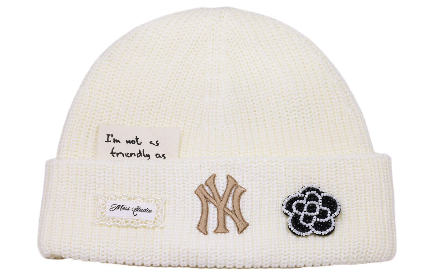 Шапка-бини унисекс MLB, белый
Шапка-бини унисекс MLB, белый