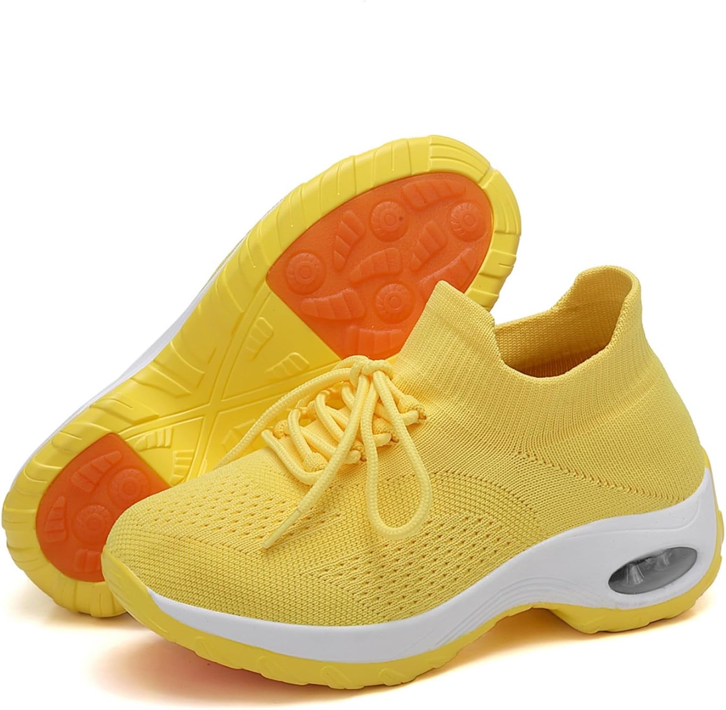 Женские кроссовки Kubbon с широкой носочной частью, легкие, дышащие, для ходьбы с поддержкой свода стопы, с воздушной подушкой, для бега по дороге, спортивные, для тенниса и тренировок, желтый
Женские кроссовки Kubbon с широкой носочной частью, легкие, дышащие, для ходьбы с поддержкой свода стопы, с воздушной подушкой, для бега по дороге, спортивные, для тенниса и тренировок, желтый