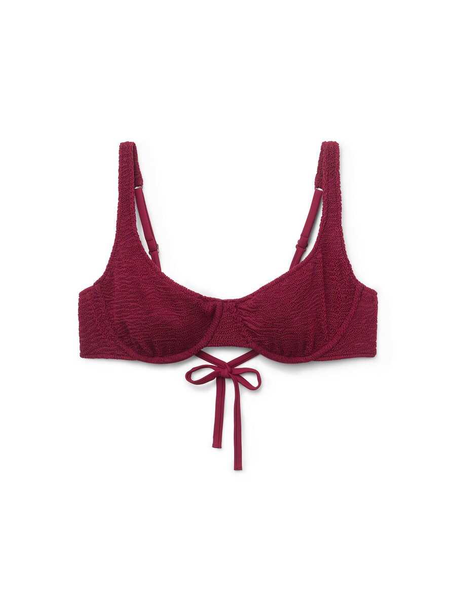 Верх бикини-балконет CALZEDONIA CRINKLE WAVES, бордовый
Верх бикини-балконет CALZEDONIA CRINKLE WAVES, бордовый