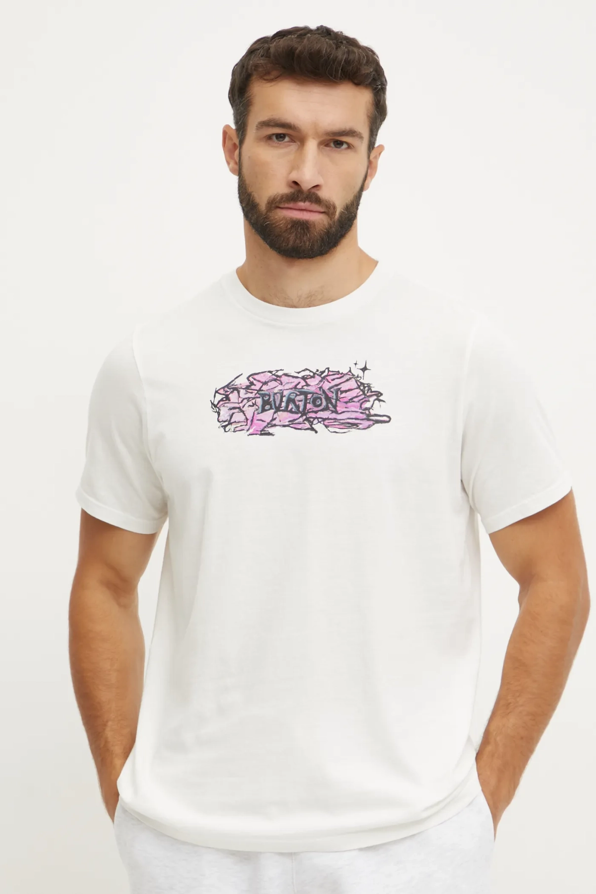 Хлопковая футболка Burton, белый
Хлопковая футболка Burton, белый