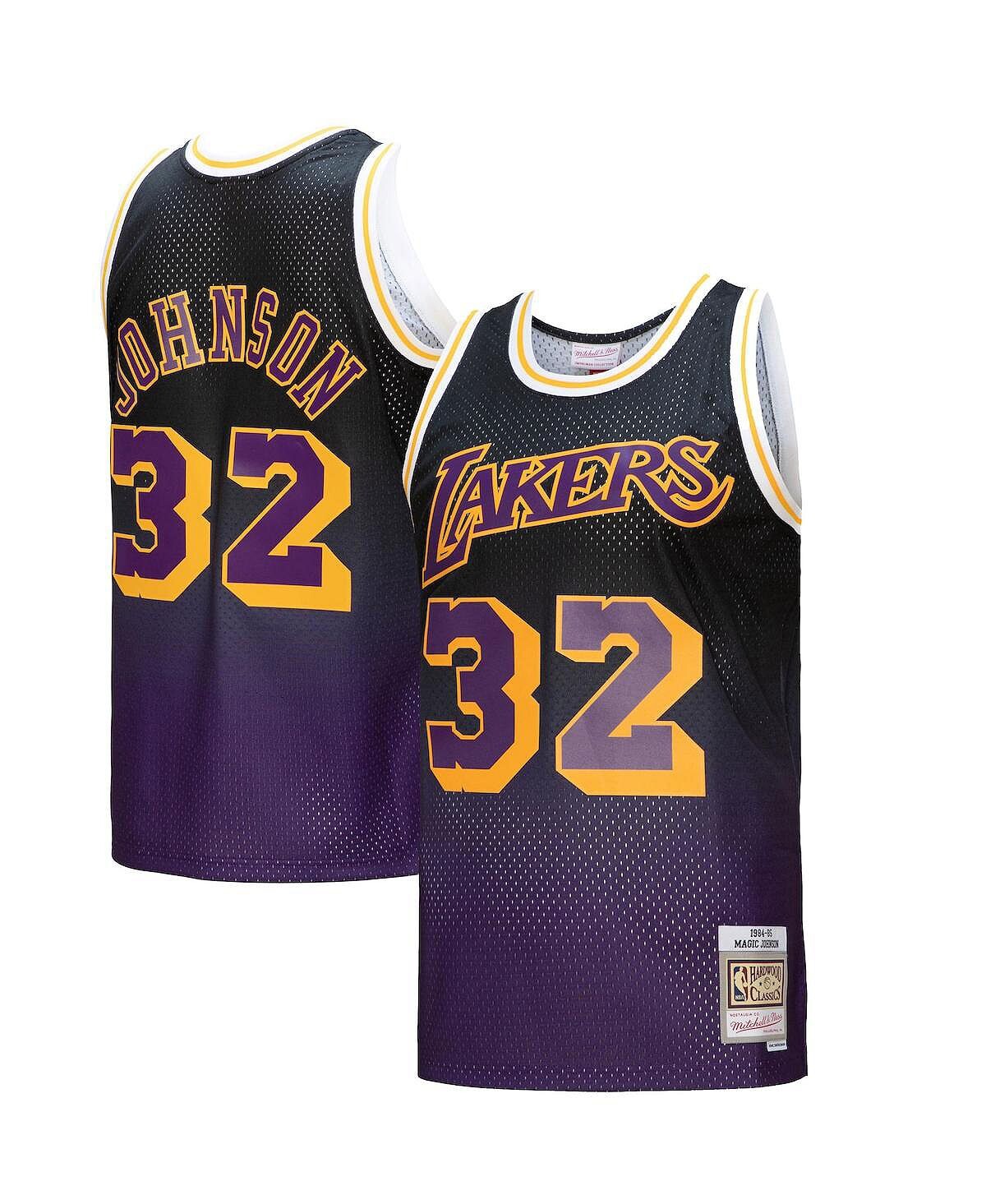 Мужская футболка magic johnson purple and black los angeles lakers 1984/85 hardwood classics fadeaway swingman player Mitchell & Ness, мульти
Мужская футболка magic johnson purple and black los angeles lakers 1984/85 hardwood classics fadeaway swingman player Mitchell & Ness, мульти