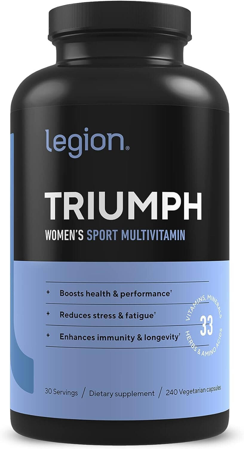 Мультивитамины с минералами для женщин Legion Triumph Daily Sport For Athletes, 240 capsules
Мультивитамины с минералами для женщин Legion Triumph Daily Sport For Athletes, 240 capsules