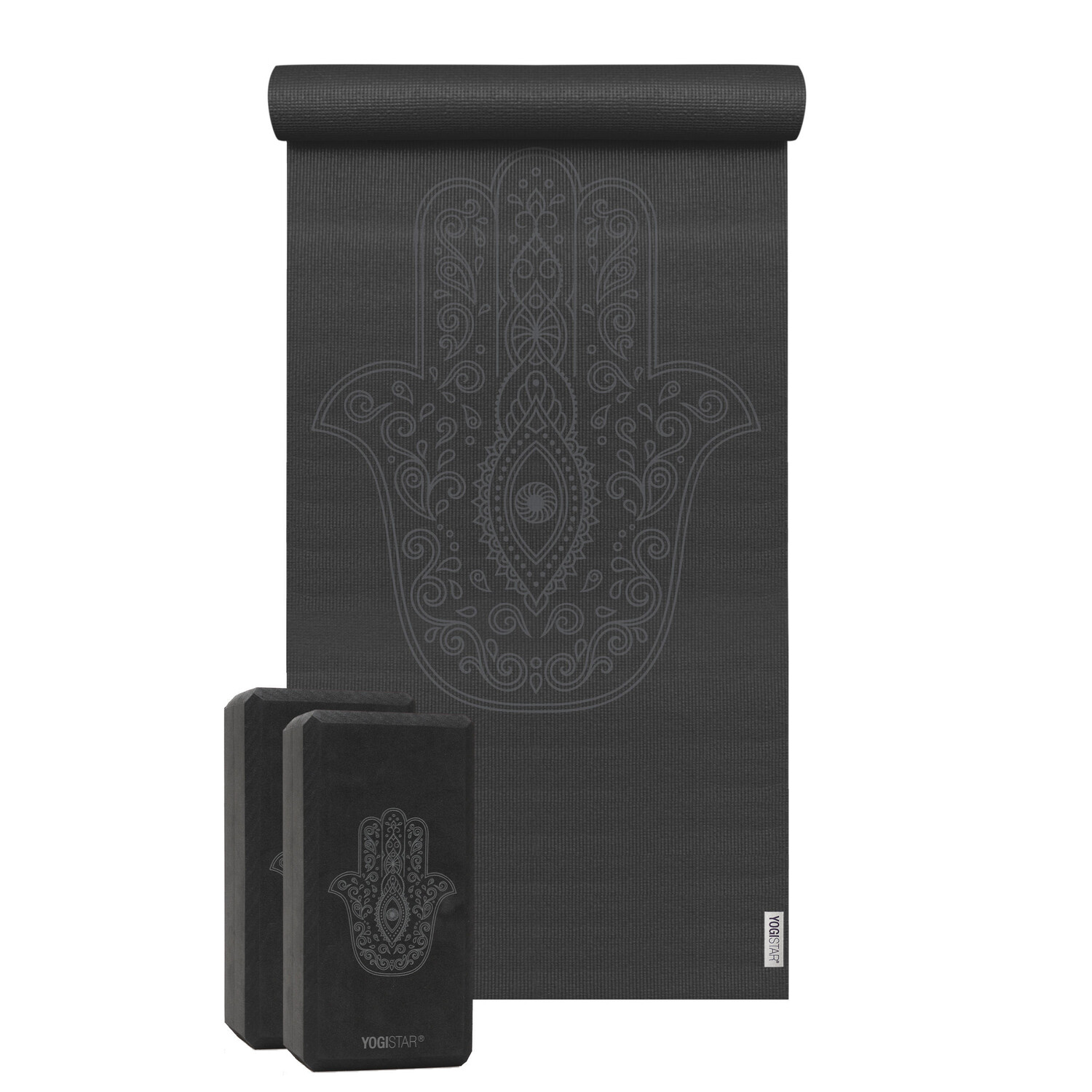 YOGISTAR Yoga Set Starter Edition - рука Фатимы (коврик для йоги + 2 блока для йоги), черный
YOGISTAR Yoga Set Starter Edition - рука Фатимы (коврик для йоги + 2 блока для йоги), черный