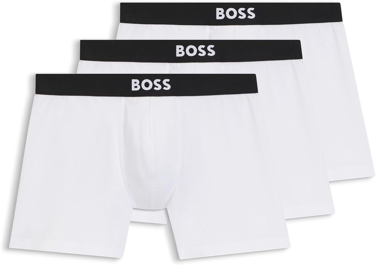 Комплект боксеров BOSS Menswear (3 шт.), белый — SS26
Комплект боксеров BOSS Menswear (3 шт.), белый — SS26